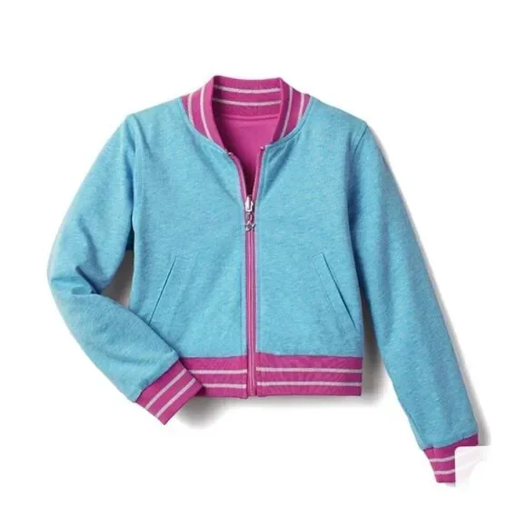 American Girl Truly Me Varsity Bomber Reversible Jacket